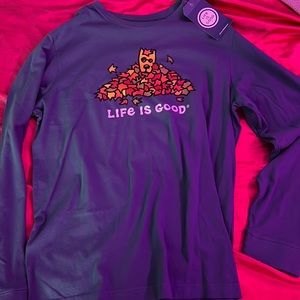 Life is good long sleeve shirt